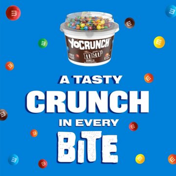 YoCrunch Low-Fat Vanilla Yogurt with Milk Chocolate M&M's