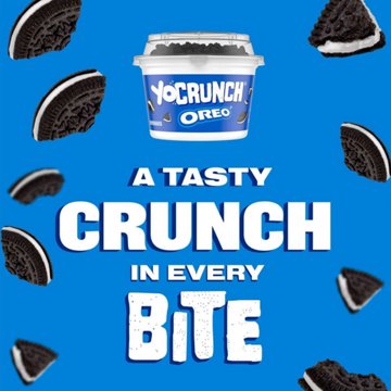 YoCrunch Low Fat Oreo Cookies N' Cream Yogurt