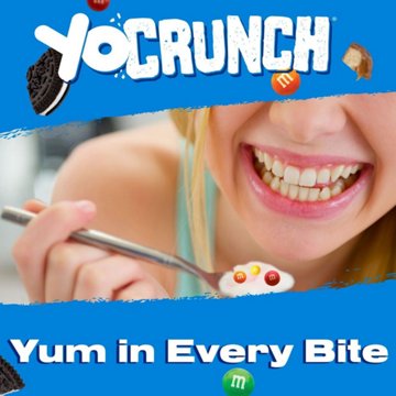 YoCrunch Low Fat Oreo Cookies N' Cream Yogurt