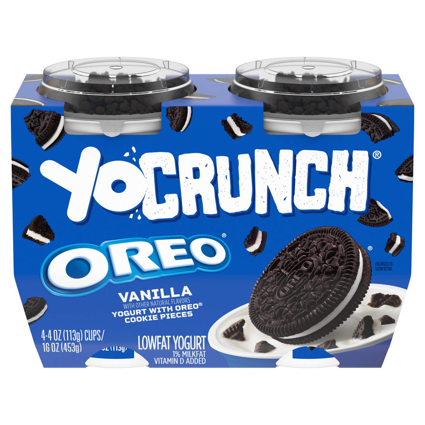 YoCrunch Low Fat Oreo Cookies N' Cream Yogurt; image 5 of 9
