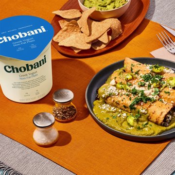 Chobani 16g Protein Non Fat Plain Greek Yogurt, 32 oz