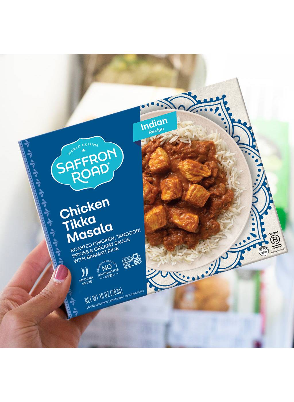 Saffron Road Gluten Free Chicken Tikka Masala Indian Frozen Dinner; image 4 of 8