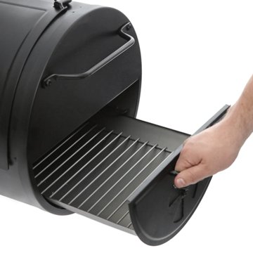 Char-Griller Portable Charcoal Grill & Side Fire Box, 20" x 18"
