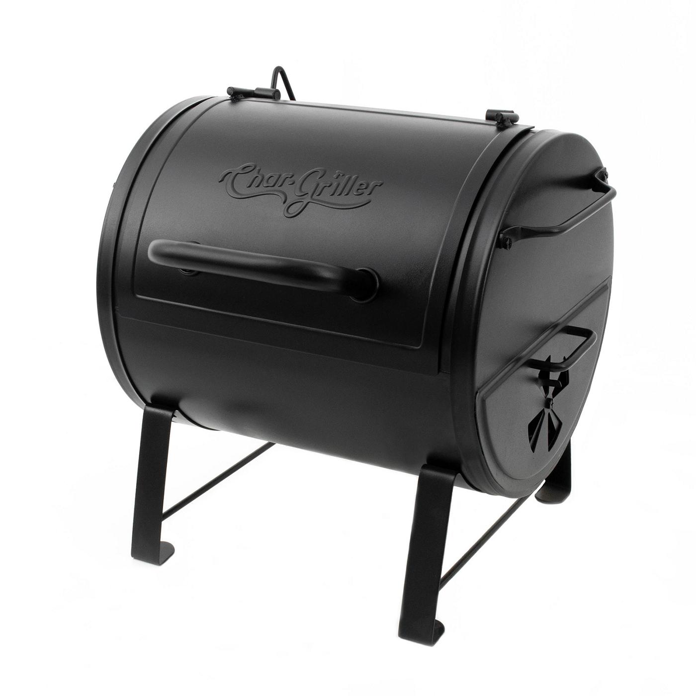 Char-Griller Portable Charcoal Grill & Side Fire Box; image 4 of 5