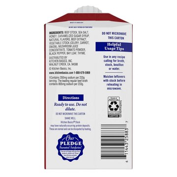 KITCHEN BASICS Original Beef Stock, 8.25 oz