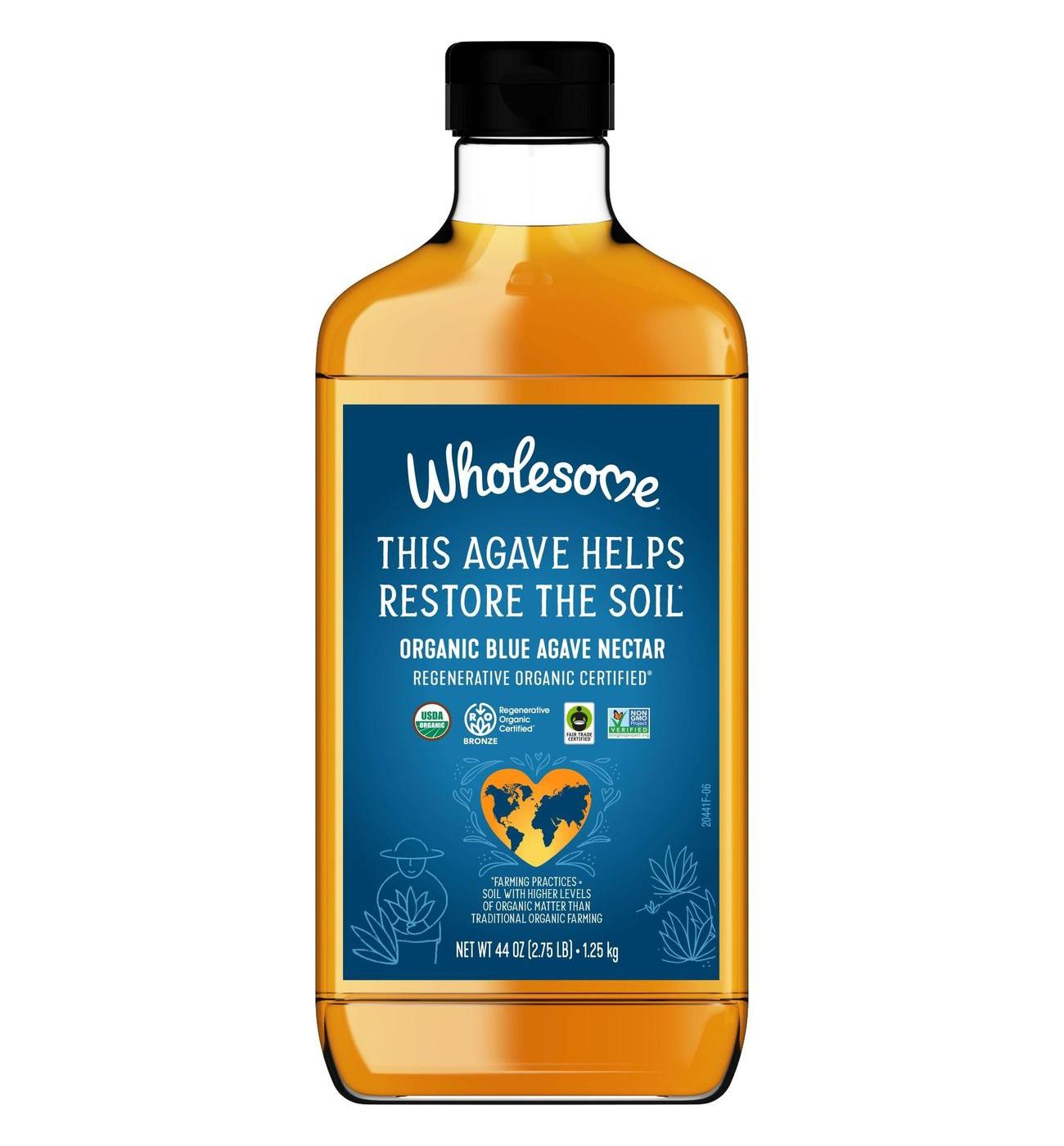 Wholesome Organic Blue Agave Nectar; image 1 of 4