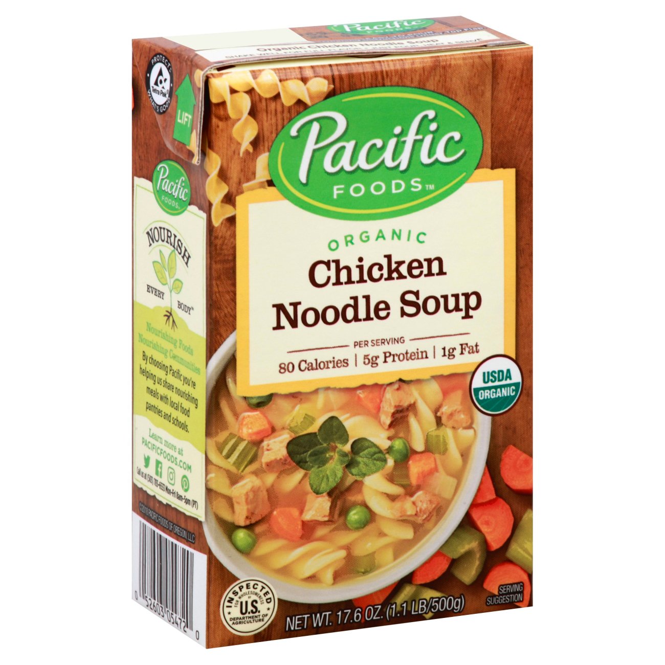 Pacific Foods Pacific Foods Organic Chicken Noodle Soup Shop Soups And Chili At H E B