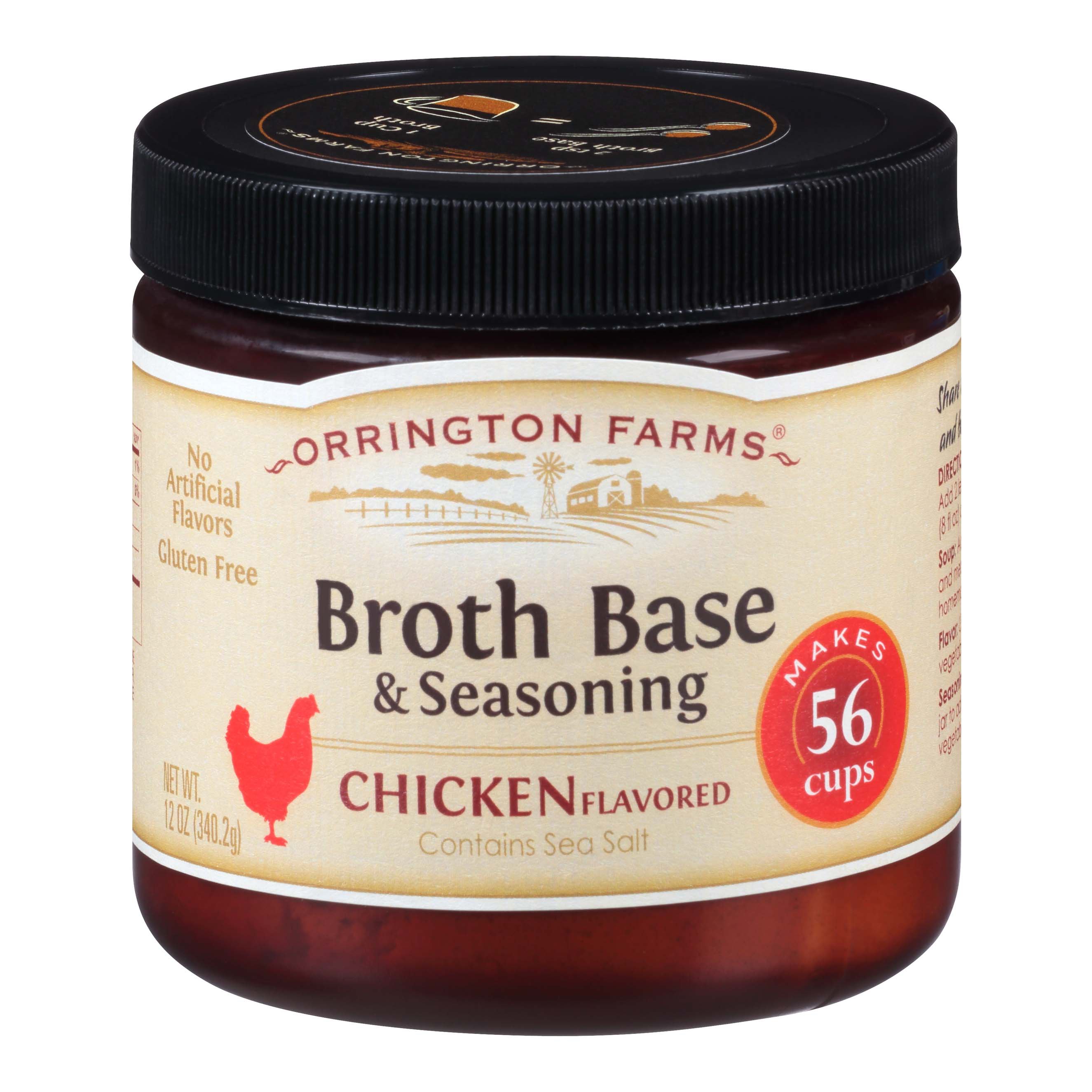 Orrington Farms Chicken Flavored Broth Base and Seasoning Shop Broth