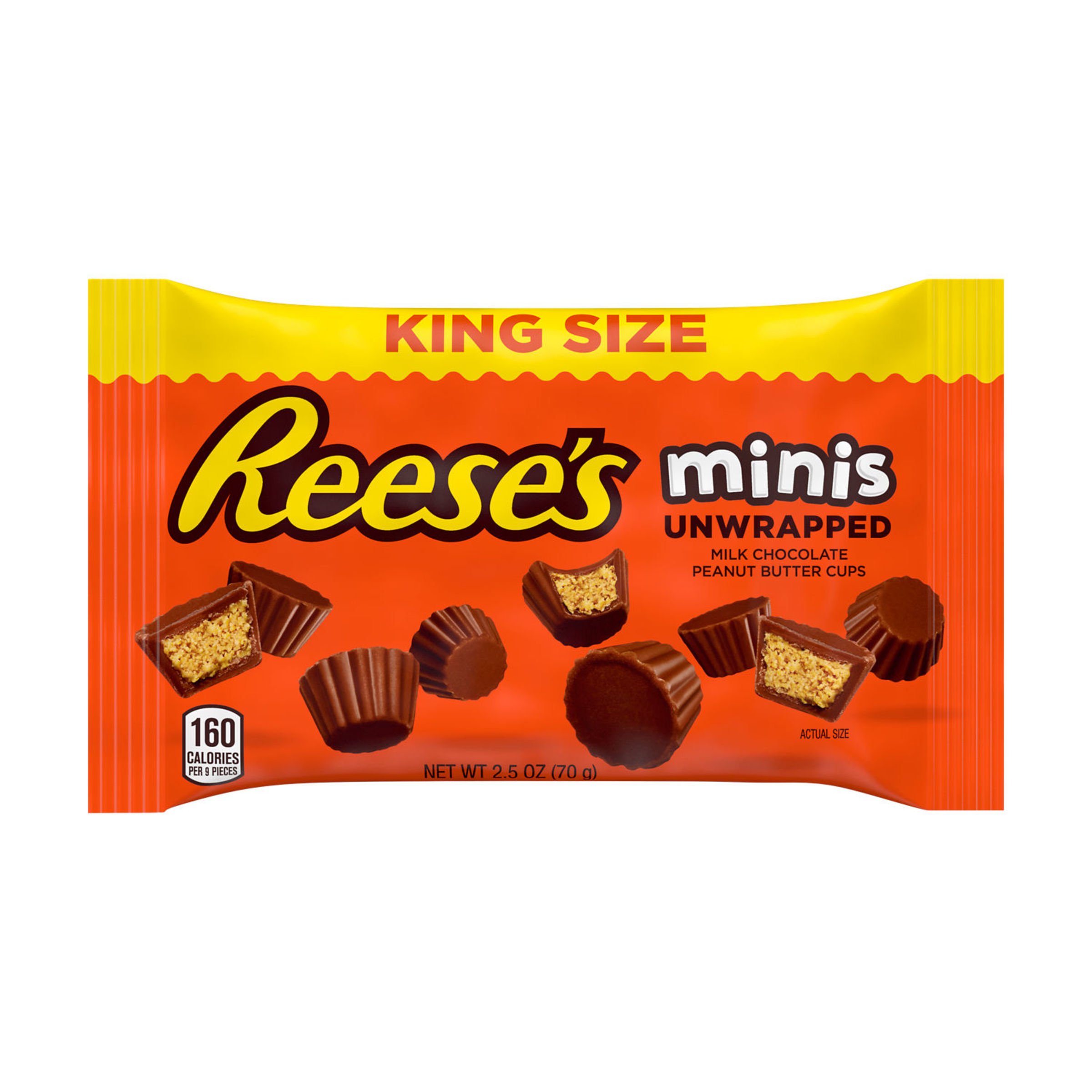 Reese's King Size Peanut Butter Cups Minis - Shop Candy at H-E-B