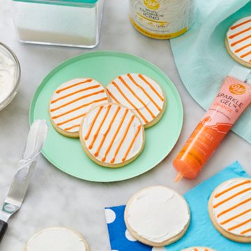 Wilton Orange Sparkle Gel
