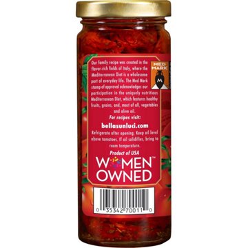 Bella Sun Luci Sun Dried Tomato Halves, with Italian Herbs, 8.5 oz