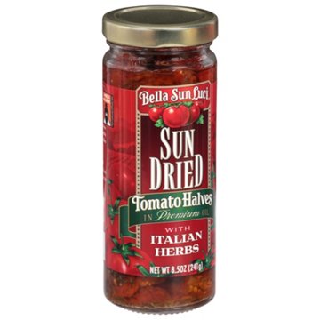 Bella Sun Luci Sun Dried Tomato Halves, with Italian Herbs, 8.5 oz