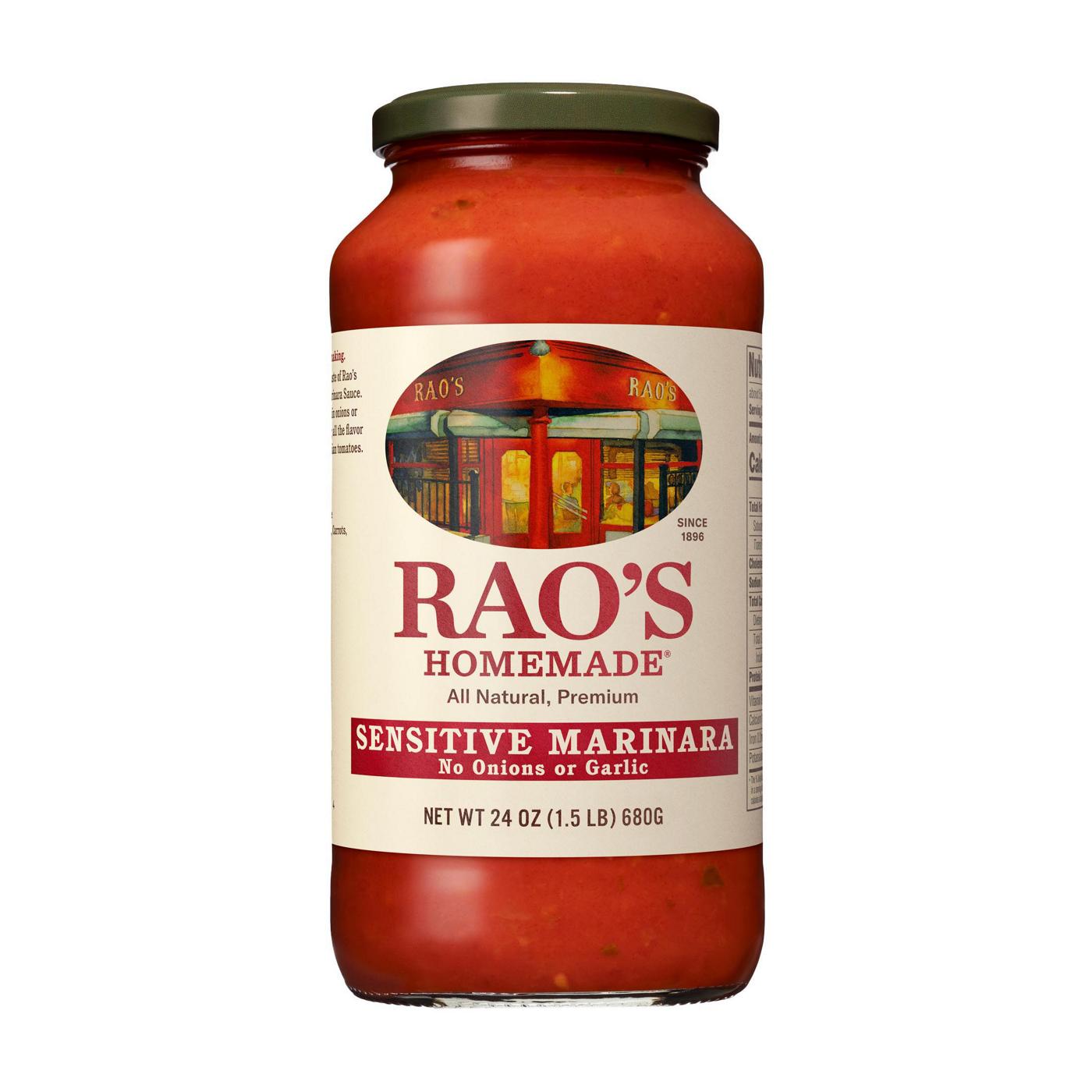 Rao's Homemade Sensitive Formula Marinara Sauce; image 1 of 4