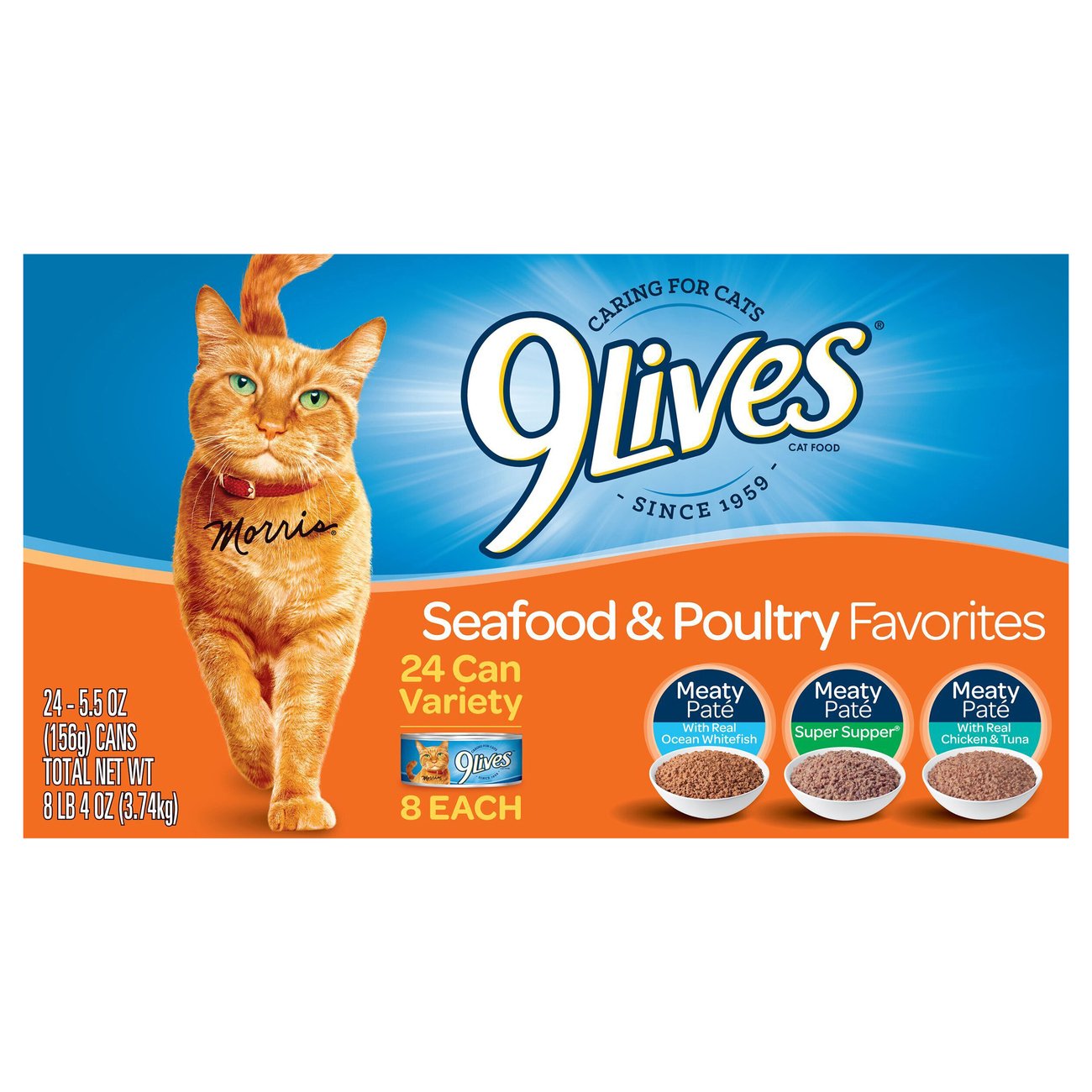 9Lives Seafood & Poultry Favorites Cat Food Variety Pack Shop Cats at