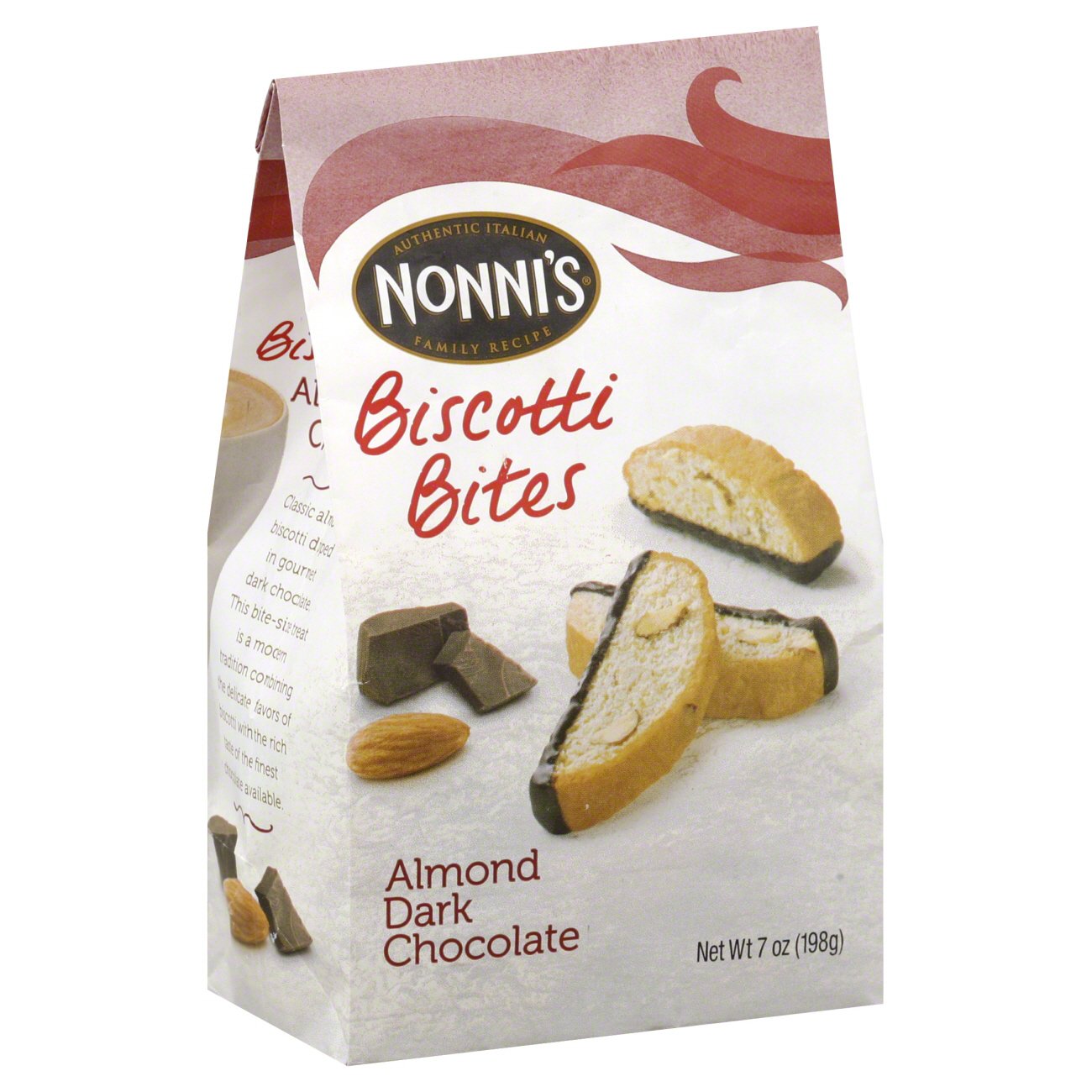 Nonni's Almond and Dark Chocolate Biscotti Bites Shop Cookies at HEB