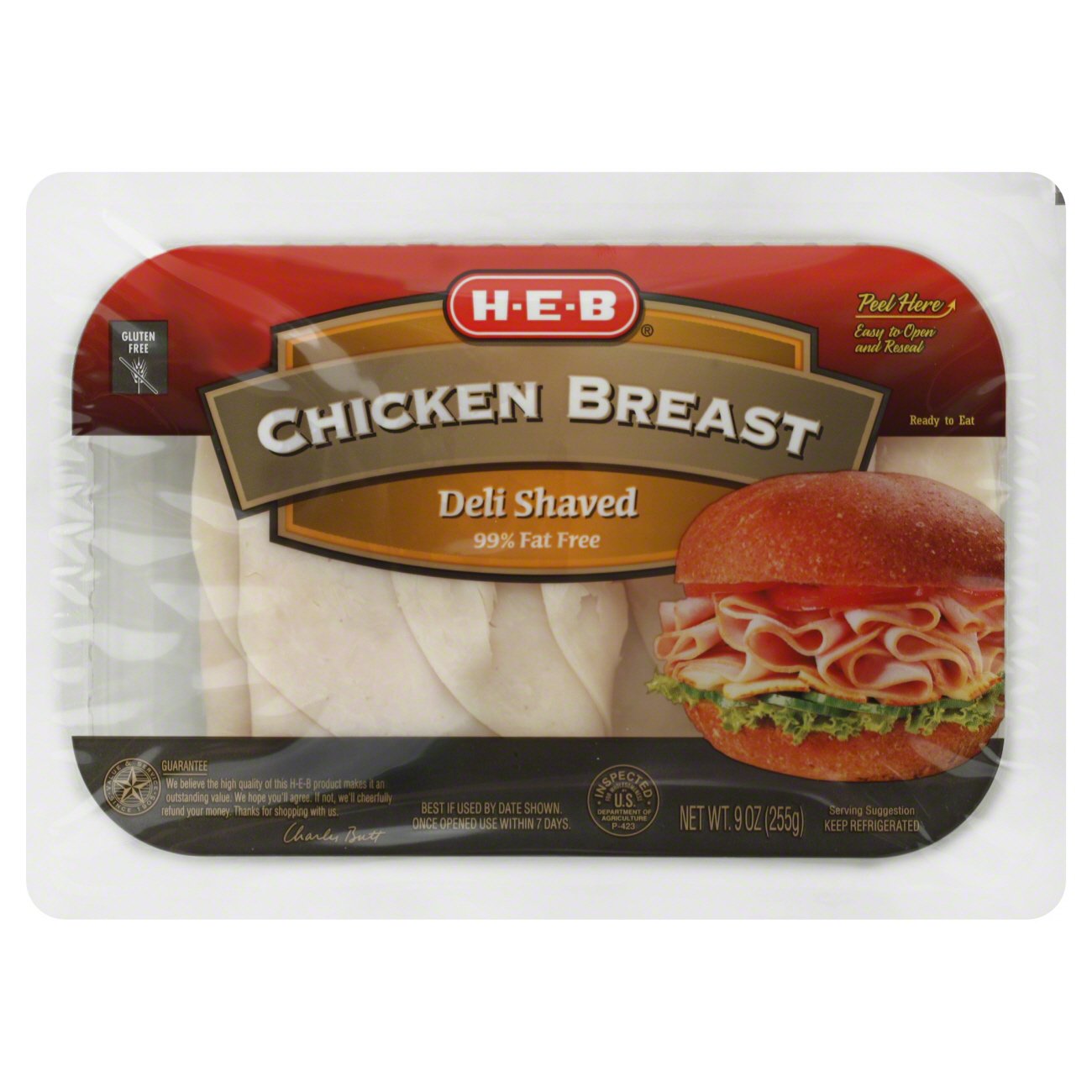 HEB Deli Shaved Chicken Breast Shop Meat at HEB