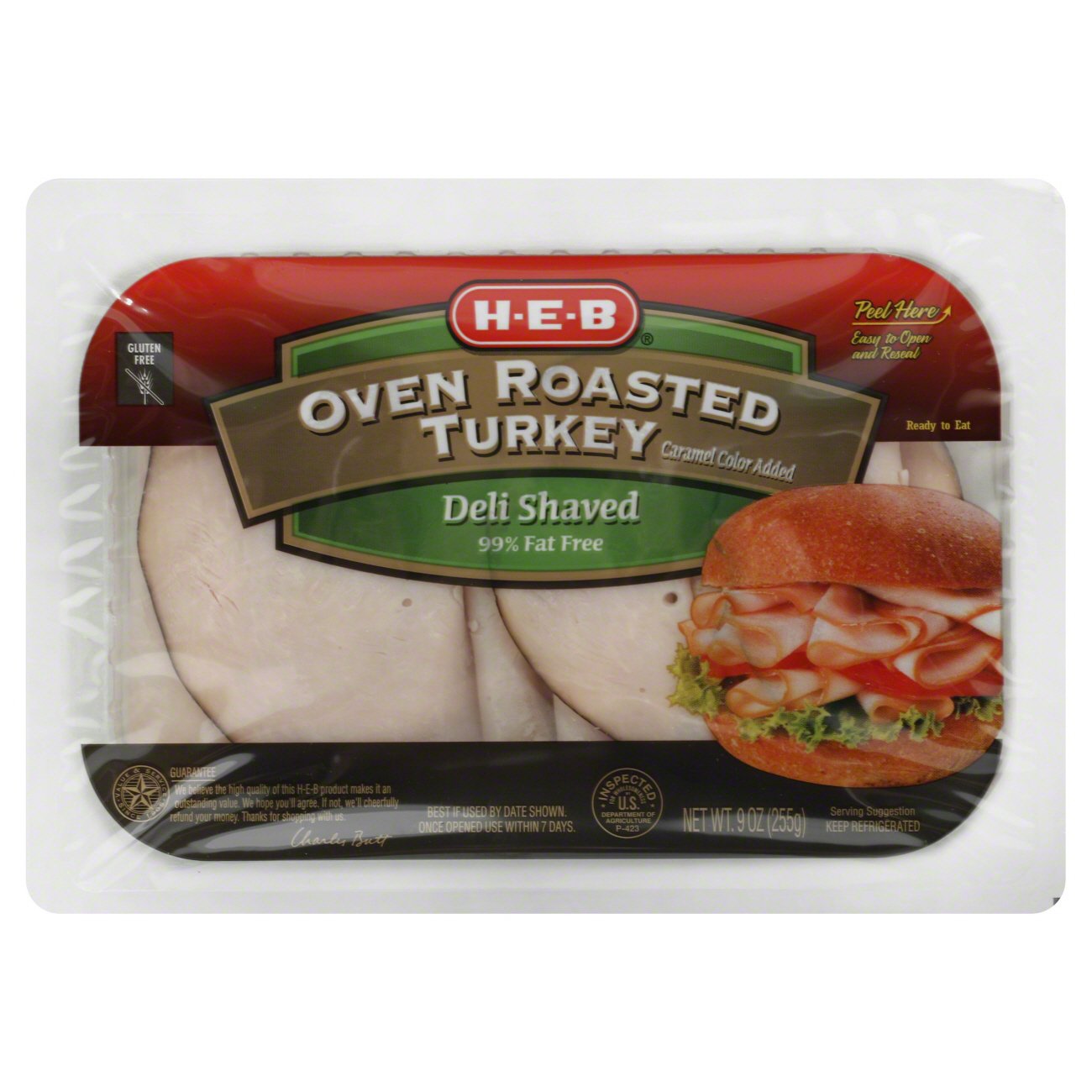 HEB Oven Roasted Deli Shaved Turkey Shop Meat at HEB