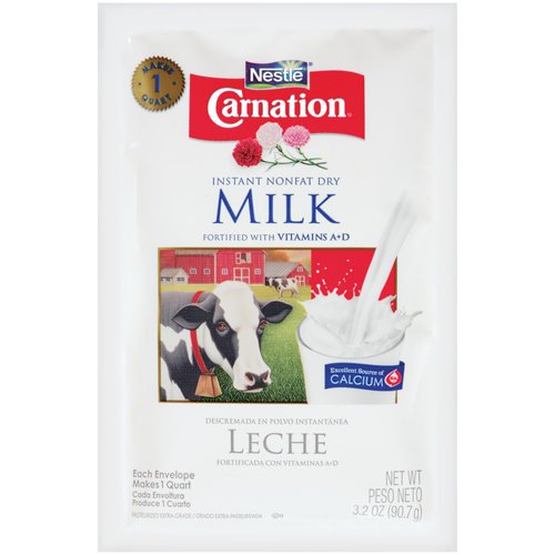 Nestle Carnation Instant Non Fat Dry Milk Pouch Shop Milk at HEB