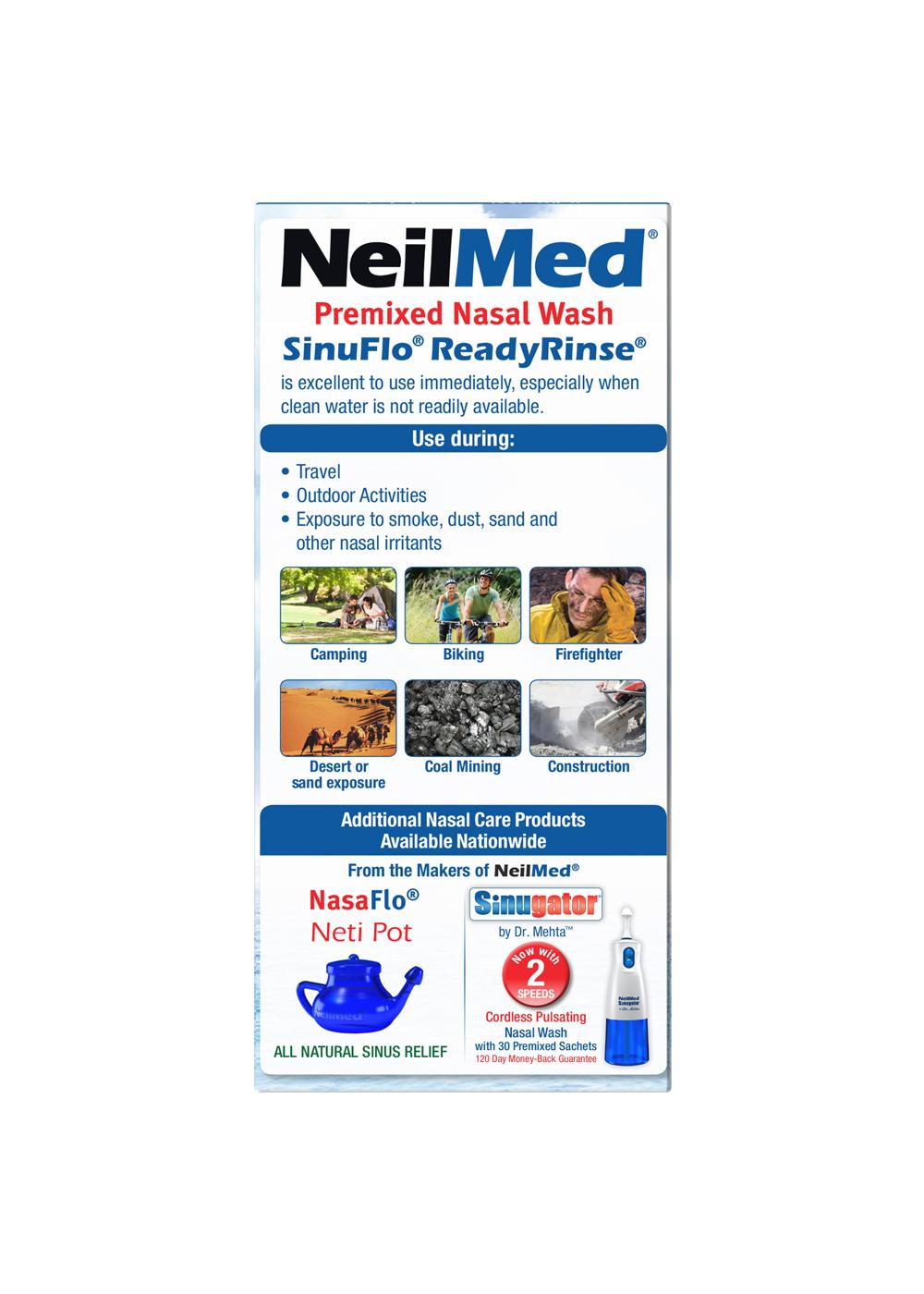 NeilMed SinuFlo ReadyRinse Premixed Nasal Wash - Shop Sinus & allergy ...