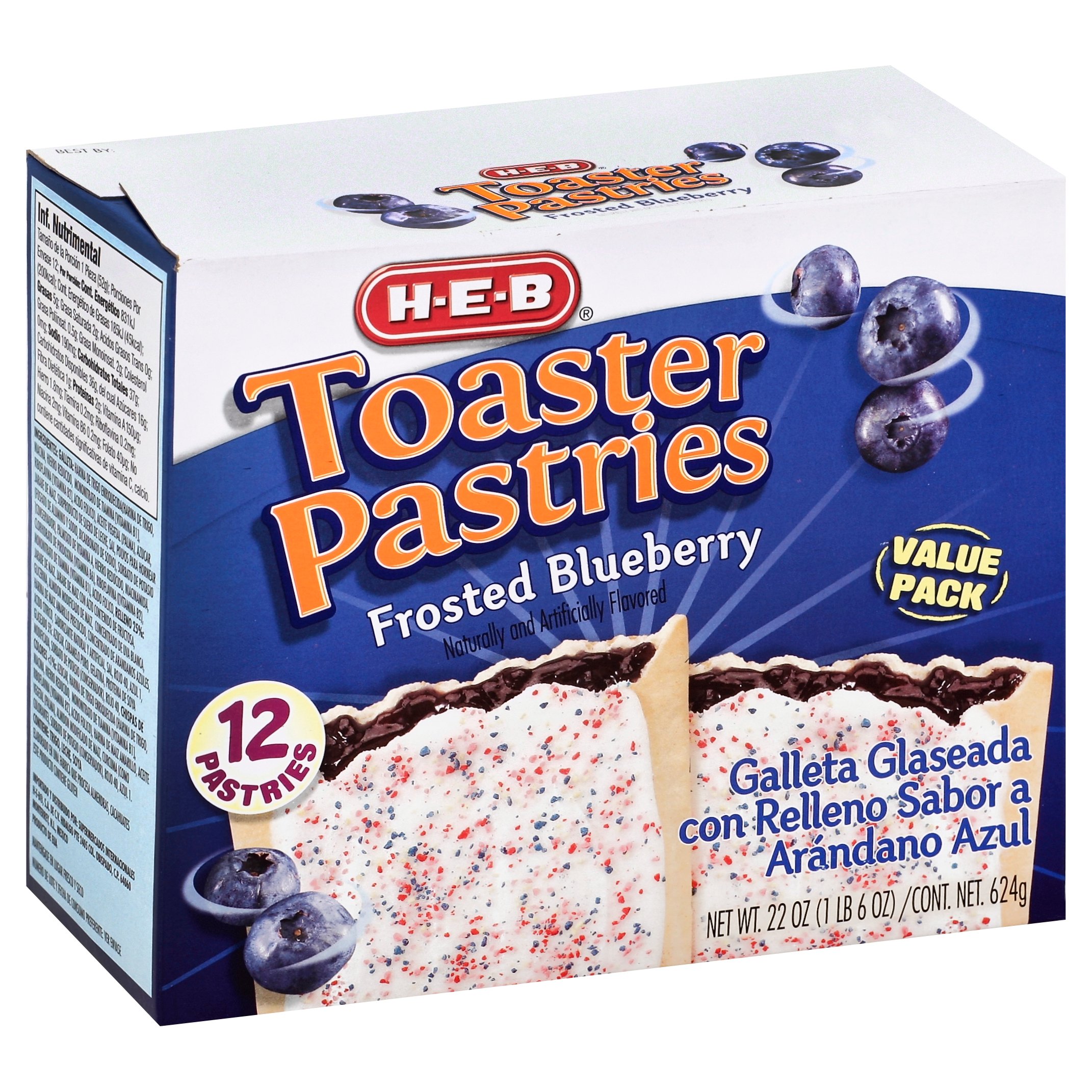 Glutino Gluten Free Toaster Pastry Frosted Blueberry 5Ct