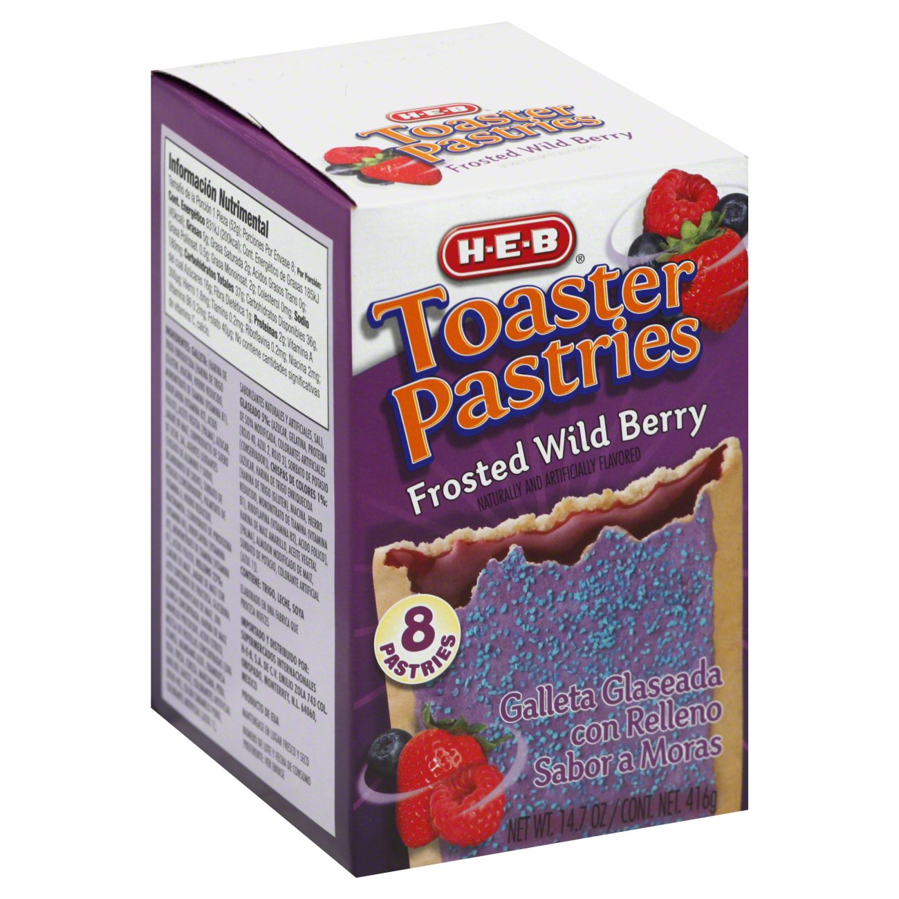 HEB Frosted Wild Berry Toaster Pastries Shop Cereal & Breakfast at