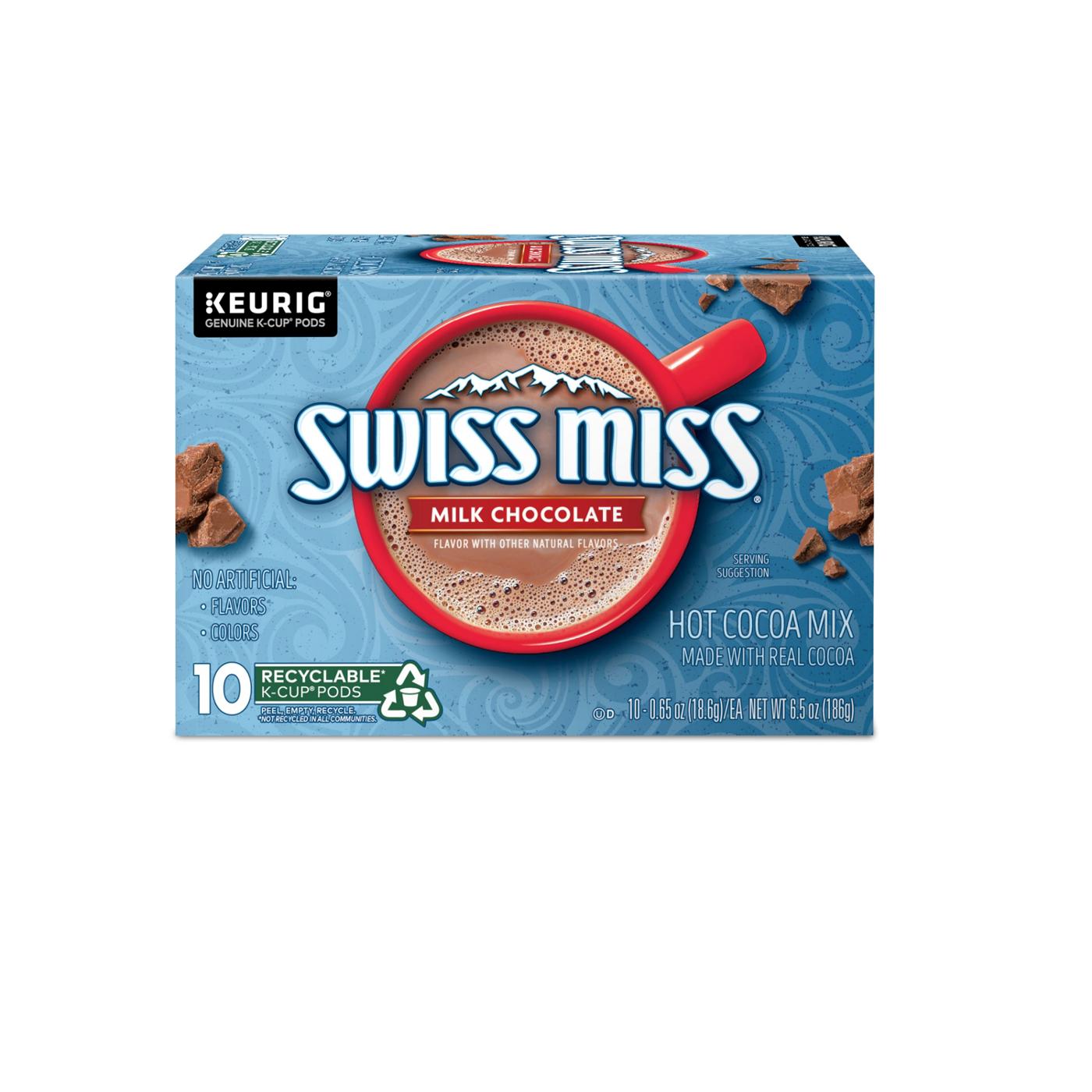 Swiss Miss Milk Chocolate Hot Cocoa Mix Single Serve Coffee K Cups; image 5 of 7