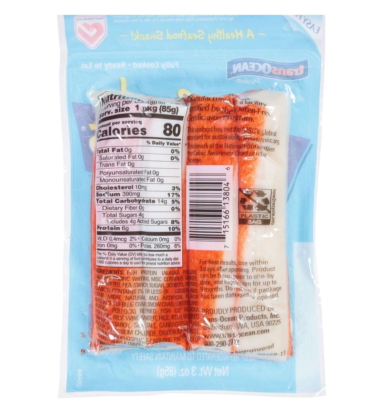 Trans Ocean Seafood Snackers; image 2 of 2