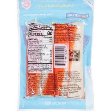 Trans Ocean Seafood Snackers, 3 oz