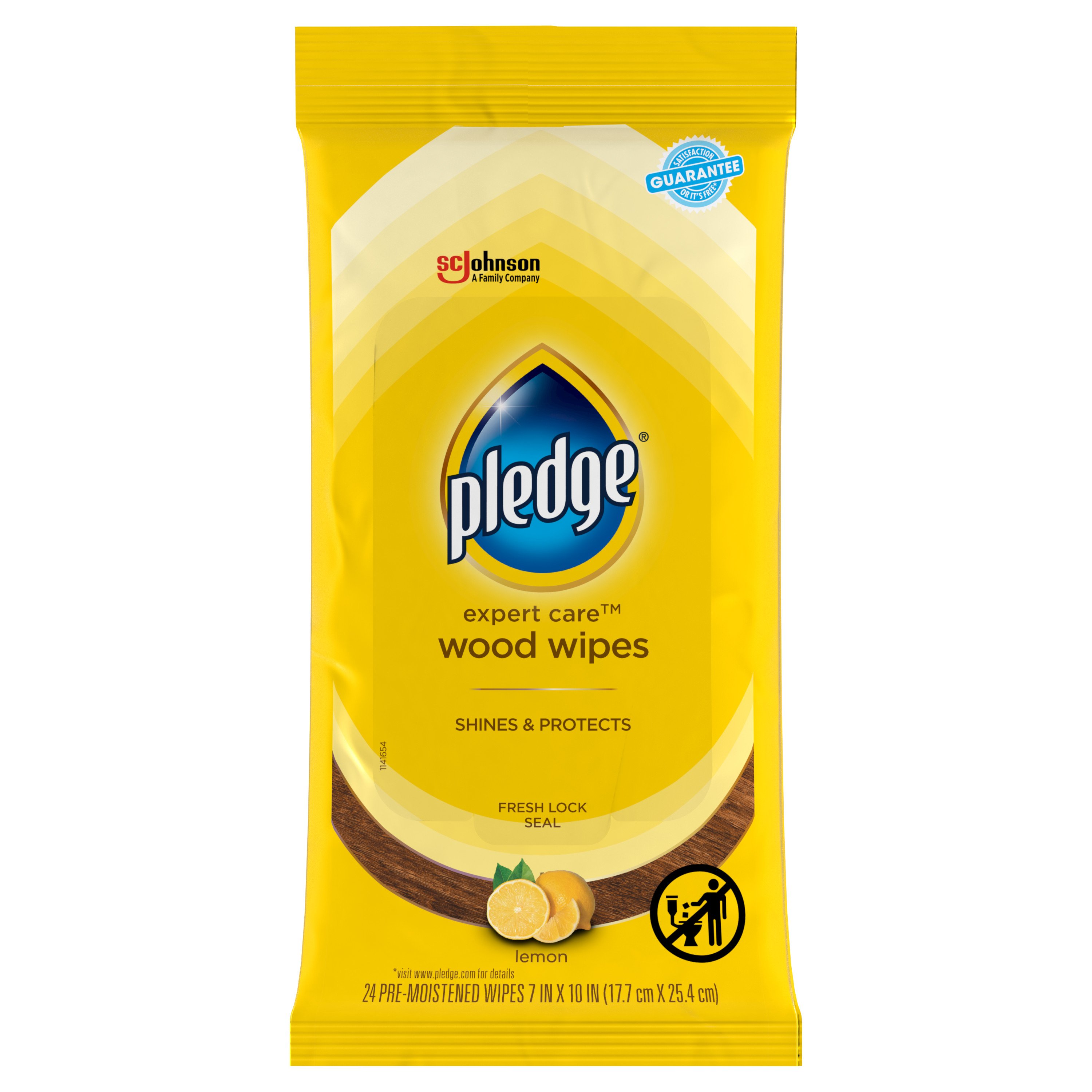 Pledge Lemon Enhancing Wipes - Shop All Purpose Cleaners At H-E-B