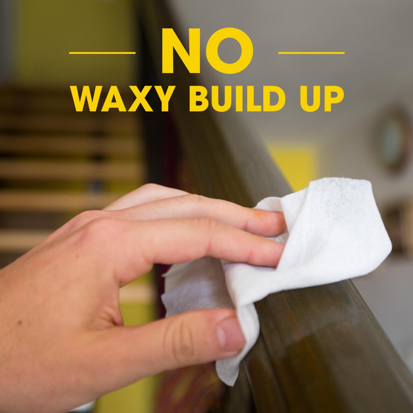 Pledge Pledge Expert Care Enhancing Wood Wipes, Lemon Scent, 24 Count; image 2 of 10