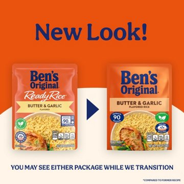 Ben's Original Ready Rice Butter and Garlic Flavored Rice, 8.8 oz