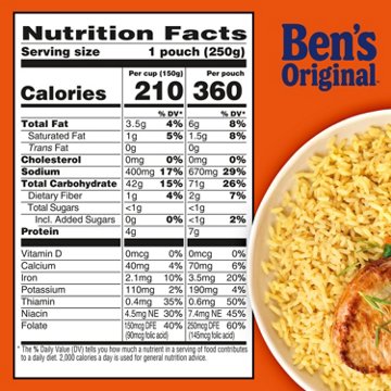 Ben's Original Ready Rice Butter and Garlic Flavored Rice, 8.8 oz