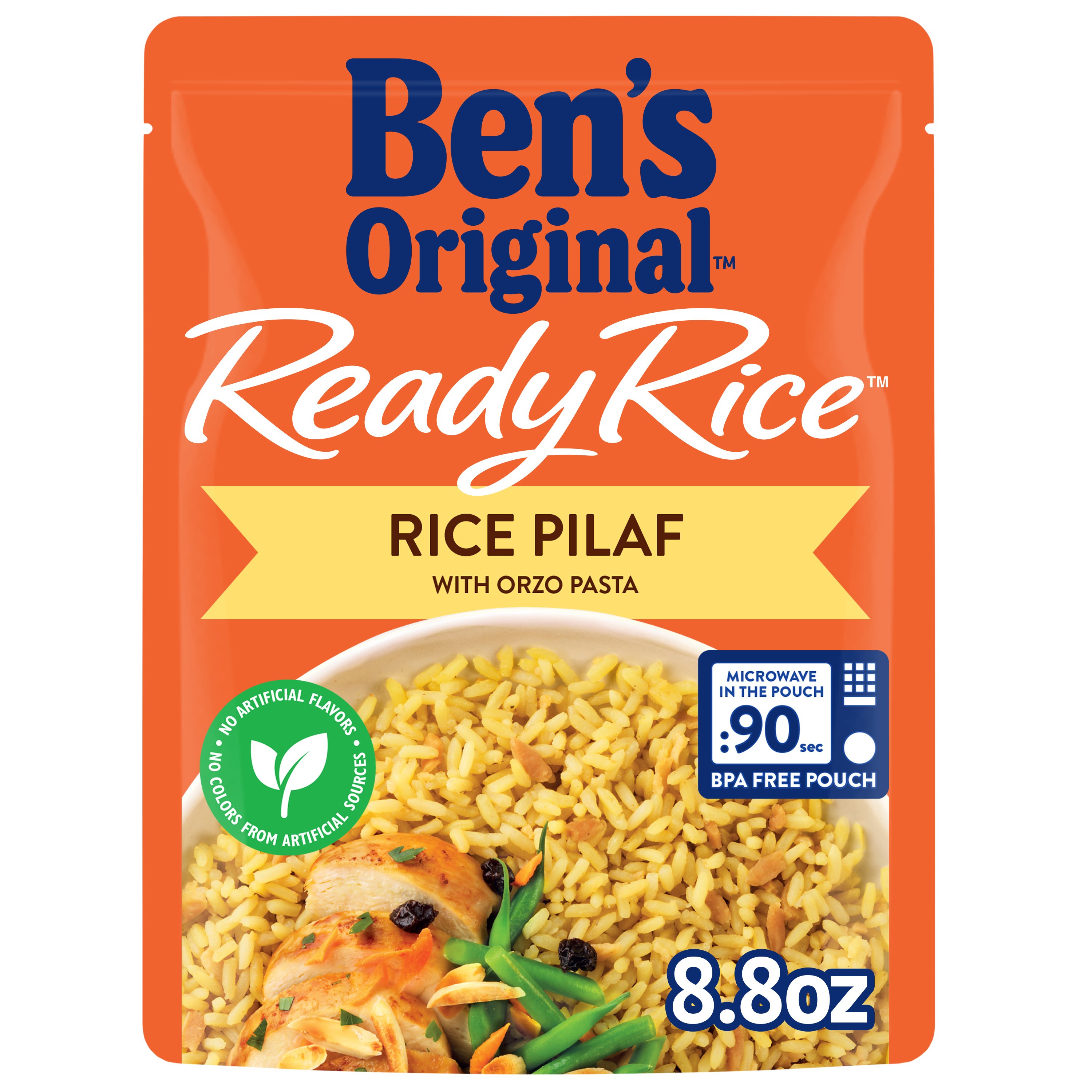 Ben's Original Ready Rice Rice Pilaf Flavored Rice - Shop Rice & Grains at  H-E-B