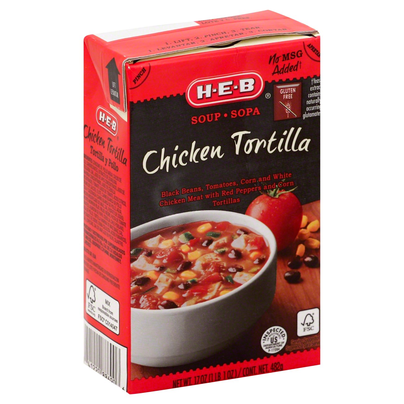 H-E-B Chicken Tortilla Soup - Shop Soups & Chili At H-E-B