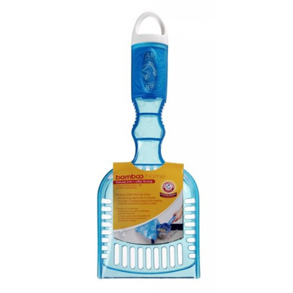 Arm & Hammer Bamboo Home Deluxe 2-in-1 Litter Scoop with Bags - Shop ...