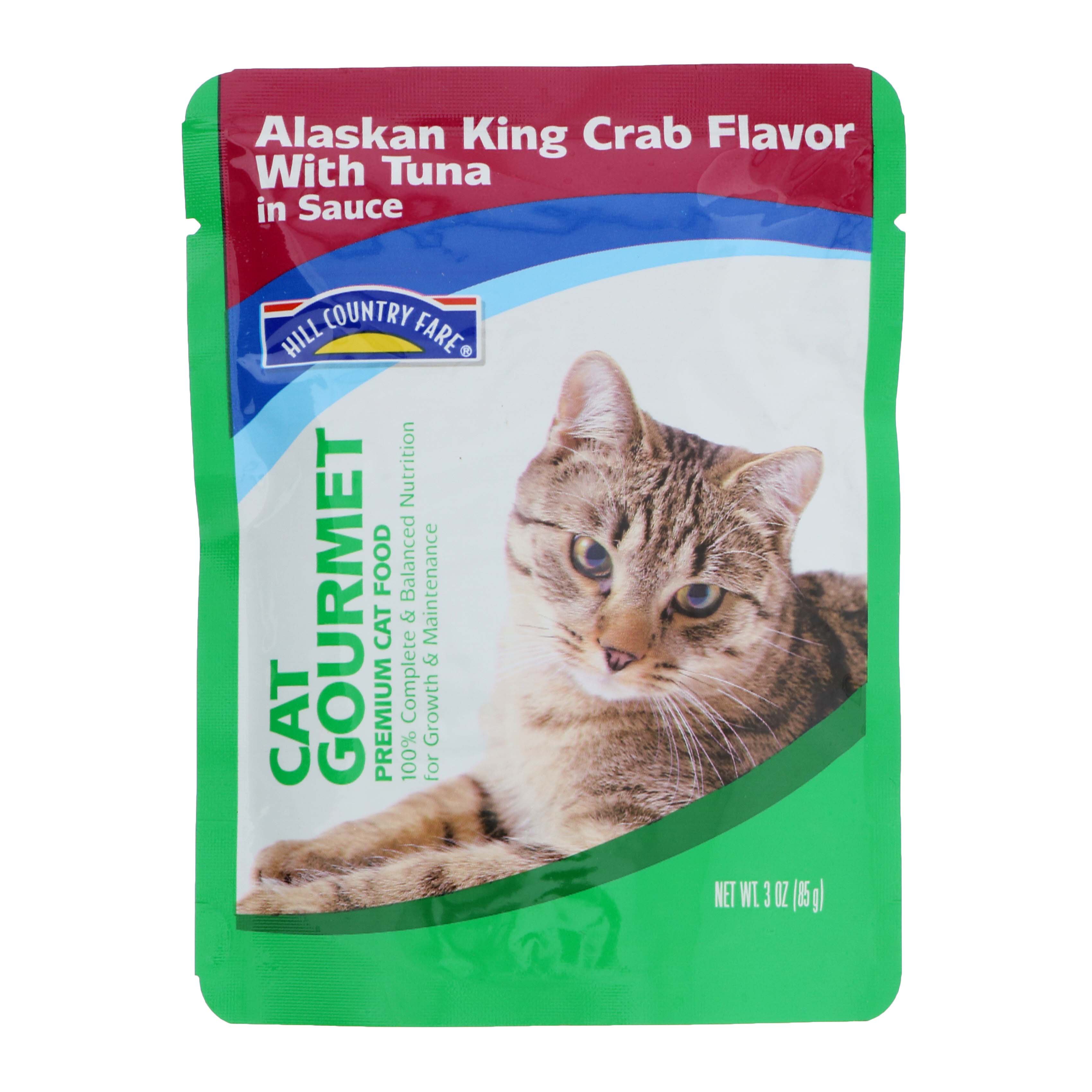 Hill Country Fare Cat Gourmet Alaskan King Crab Flavor with Tuna in ...
