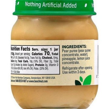 Beech-Nut Homestyle Pears & Pineapple