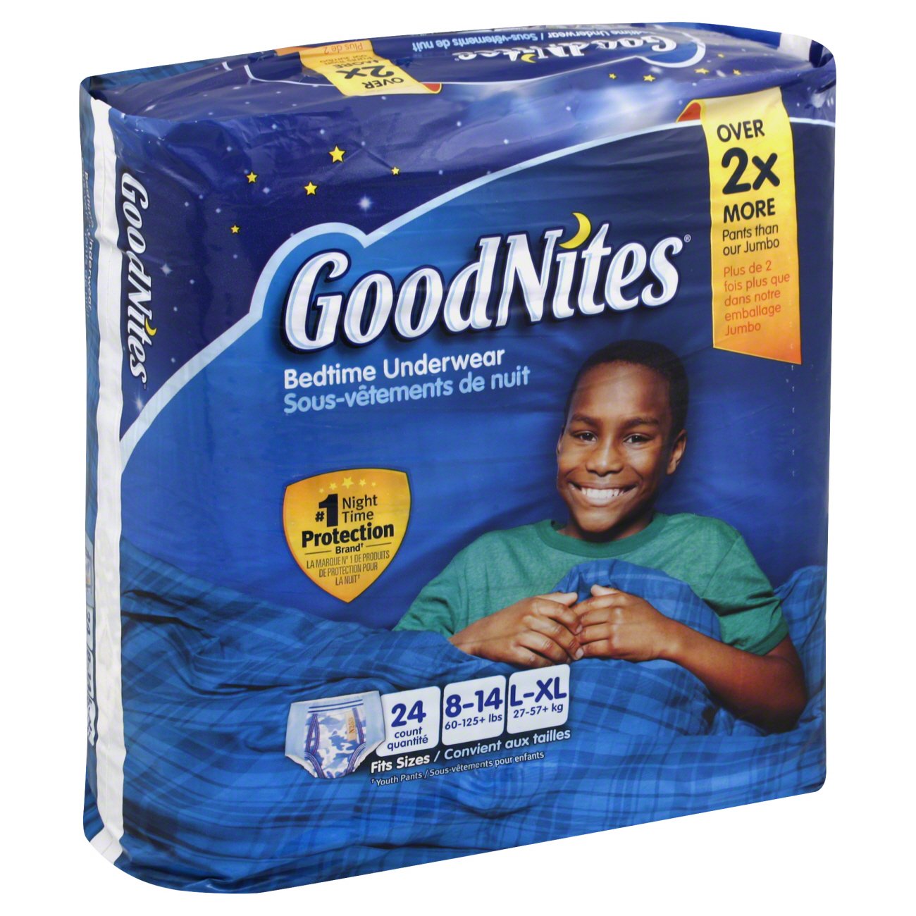 Goodnites Overnight Underwear for Boys - L - Shop Training Pants at H-E-B
