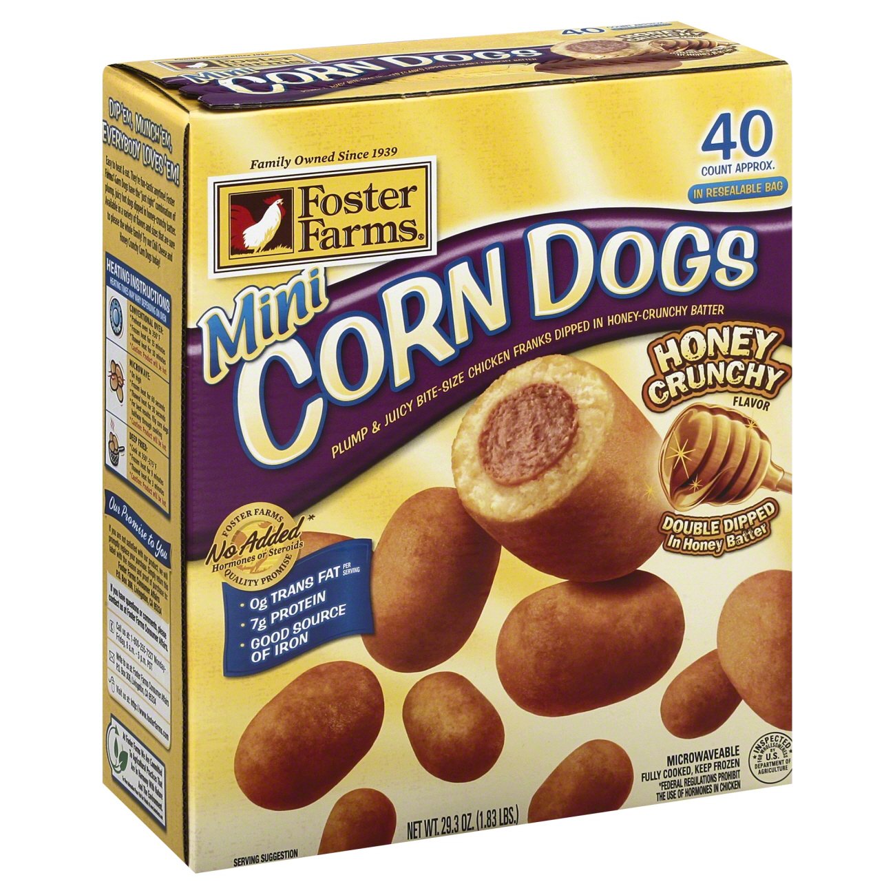 Foster farms 2024 chicken corn dogs