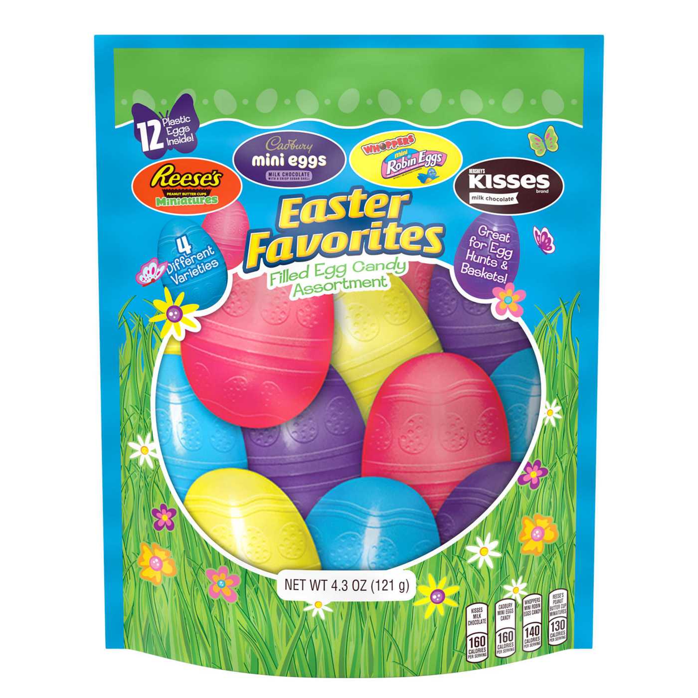 Hershey Assorted Candy Filled Plastic Easter Eggs; image 1 of 7