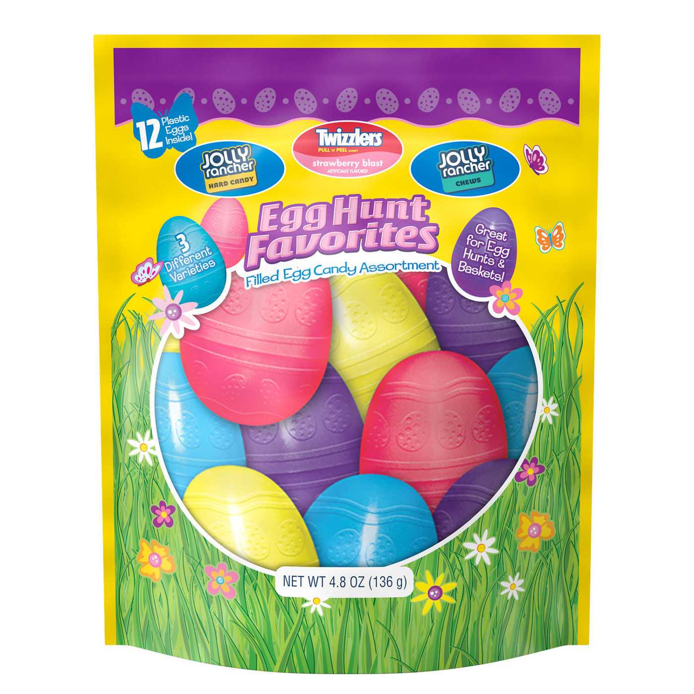 Jolly Rancher & Twizzlers Assorted Candy-Filled Easter Eggs; image 1 of 4