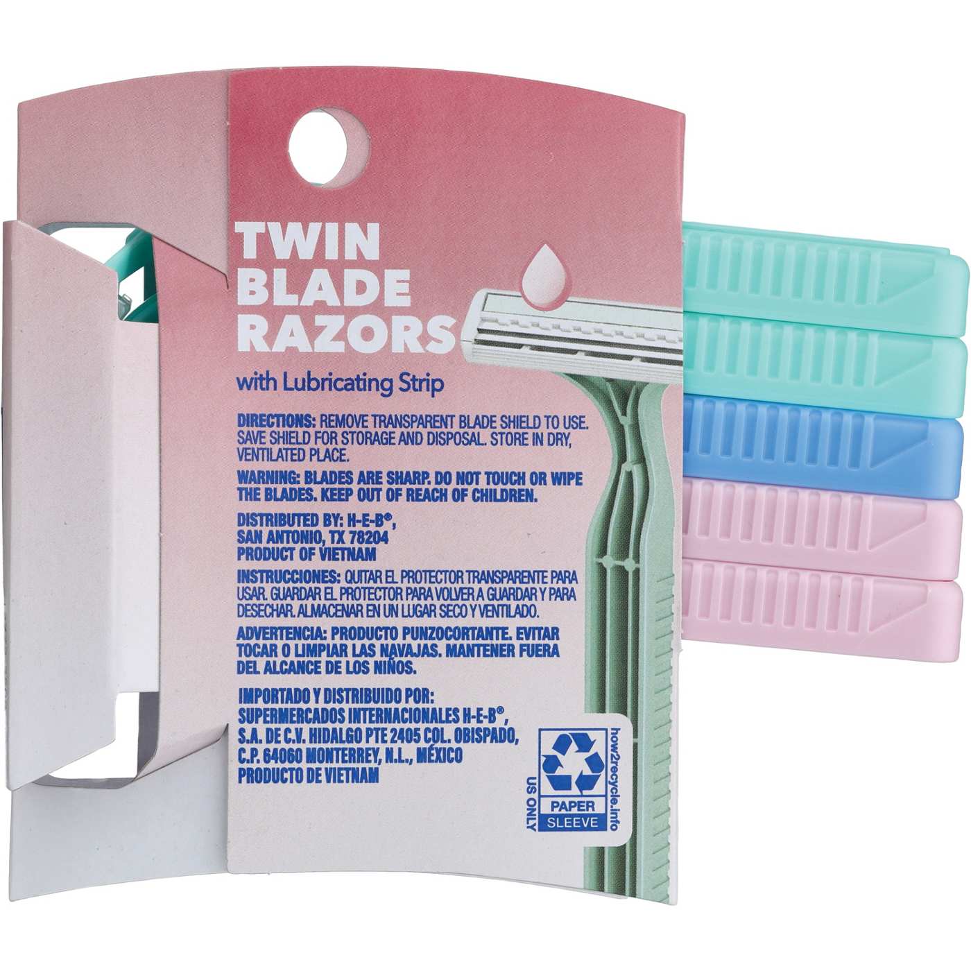 Hill Country Essentials Satin Touch Razors with Lubricating Strip; image 3 of 5
