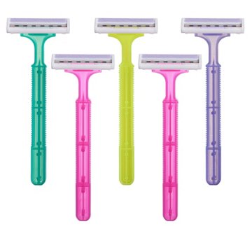 Hill Country Essentials Satin Touch Razors with Lubricating Strip, 5 ct