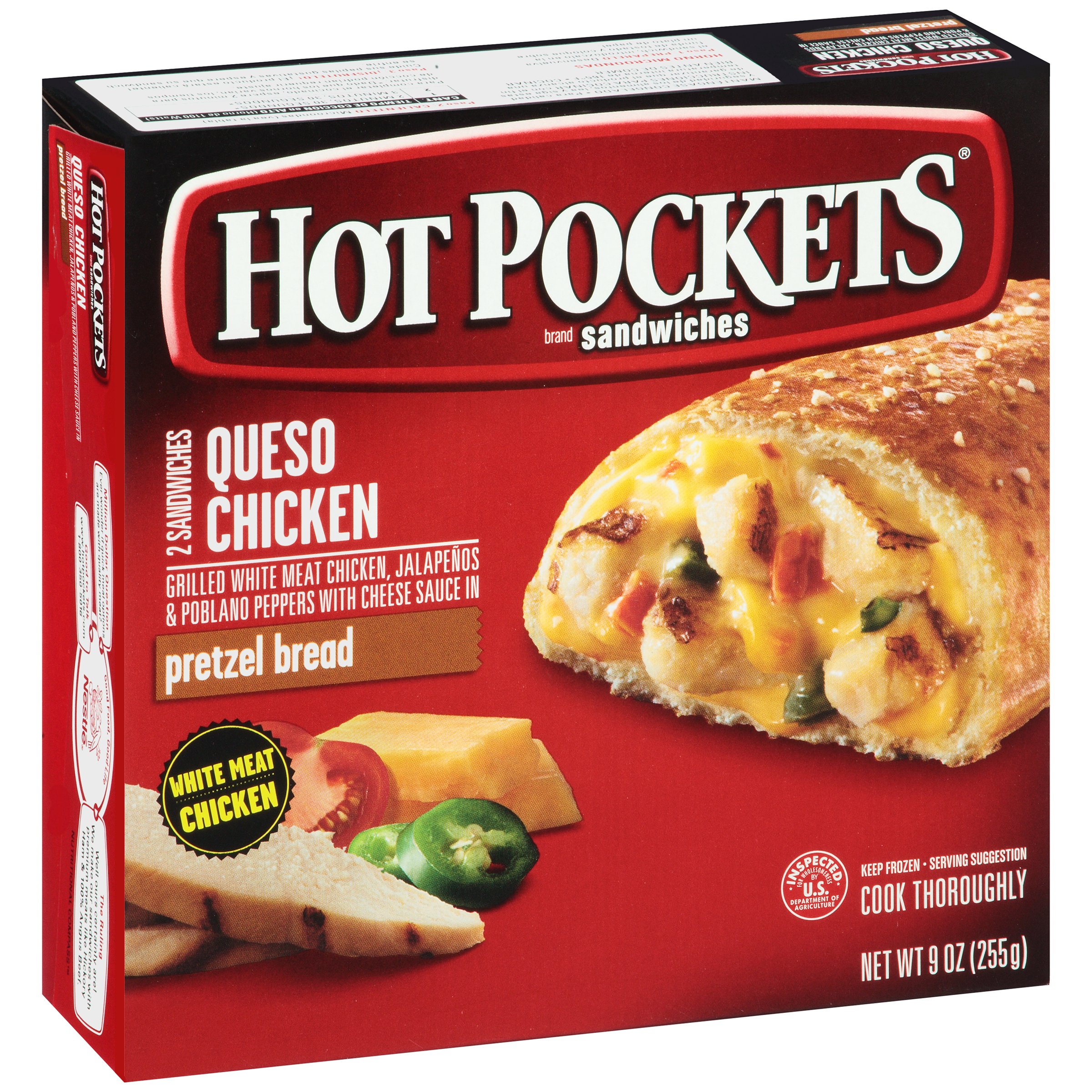 Hot Pockets Deliwich Cheddar & Ham Sandwiches - Shop Entrees & Sides at  H-E-B