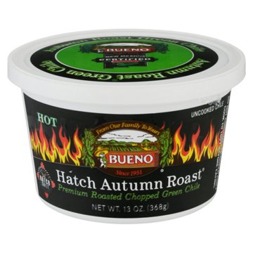 Bueno Roasted Chopped Hatch Green Chile Peppers, 13 oz
