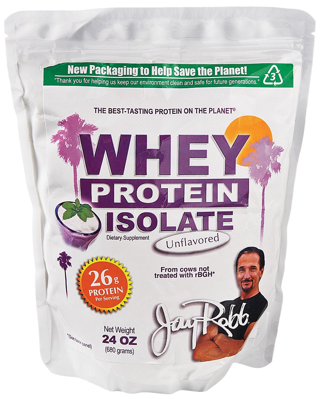 Jay Robb 26g Whey Protein Isolate Unflavored Shop Diet & fitness at