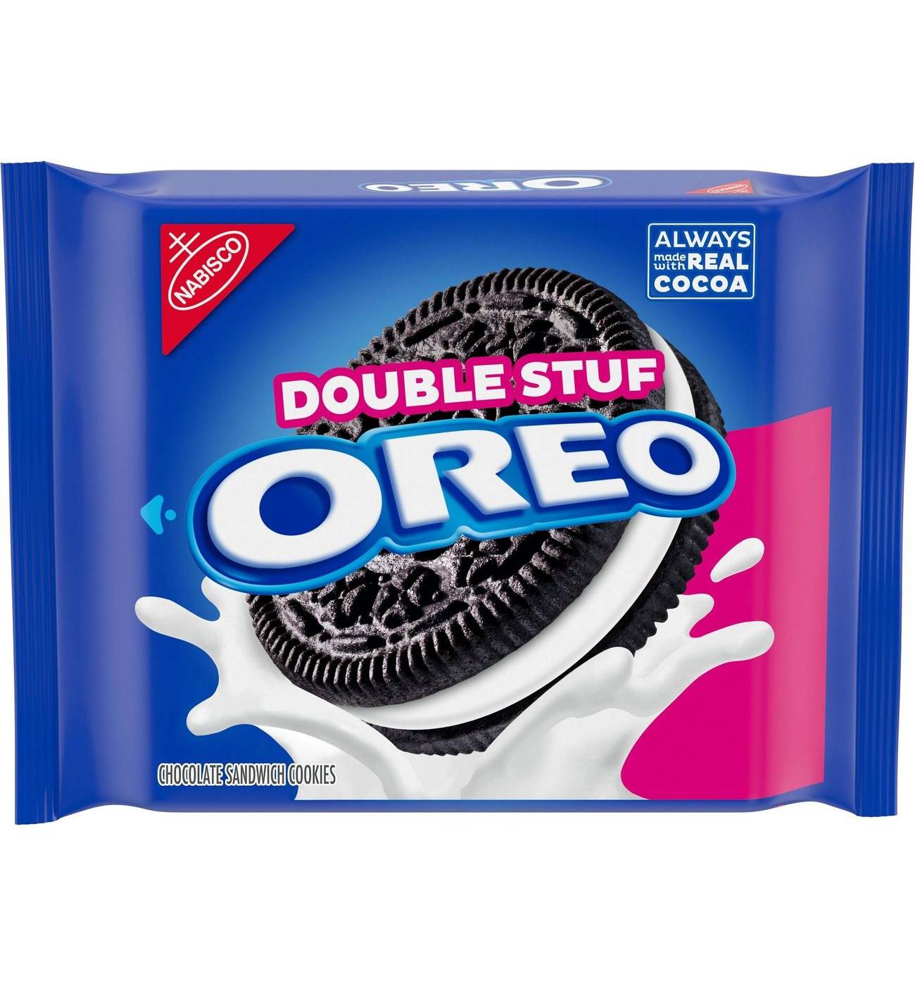 OREO Double Stuf Chocolate Sandwich Cookies; image 1 of 19
