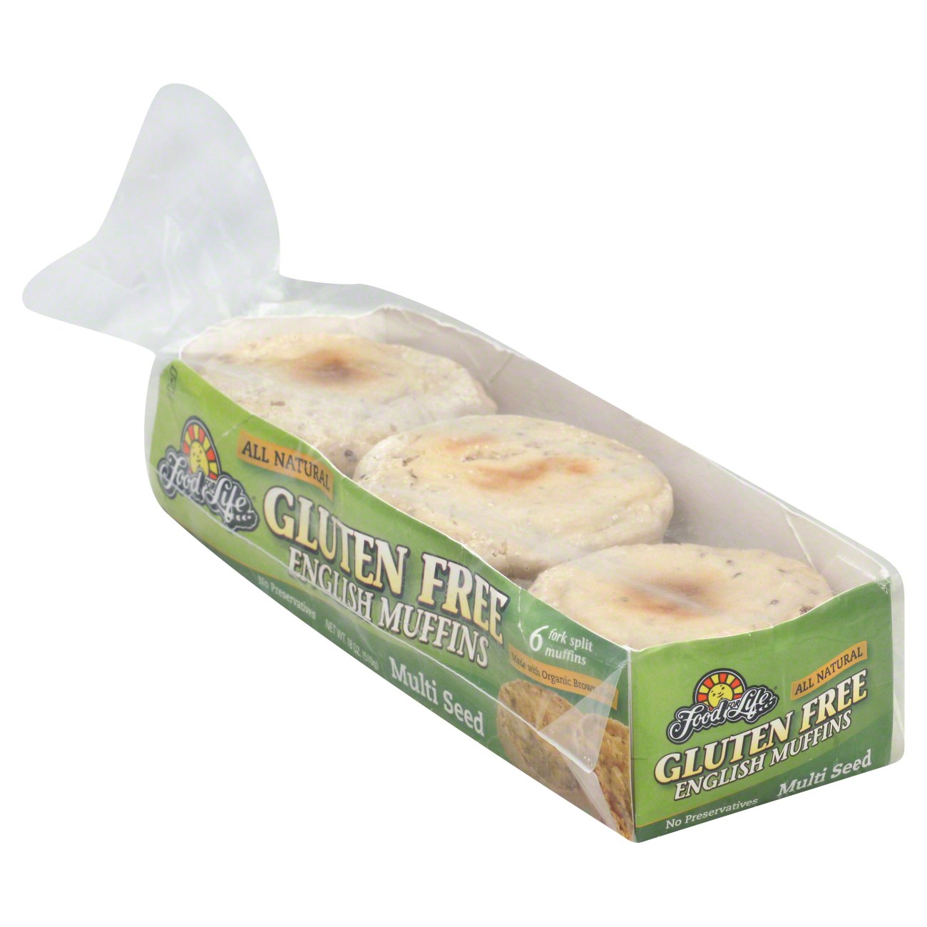 Food For Life Gluten Free Multi Seed English Muffins Shop Buns