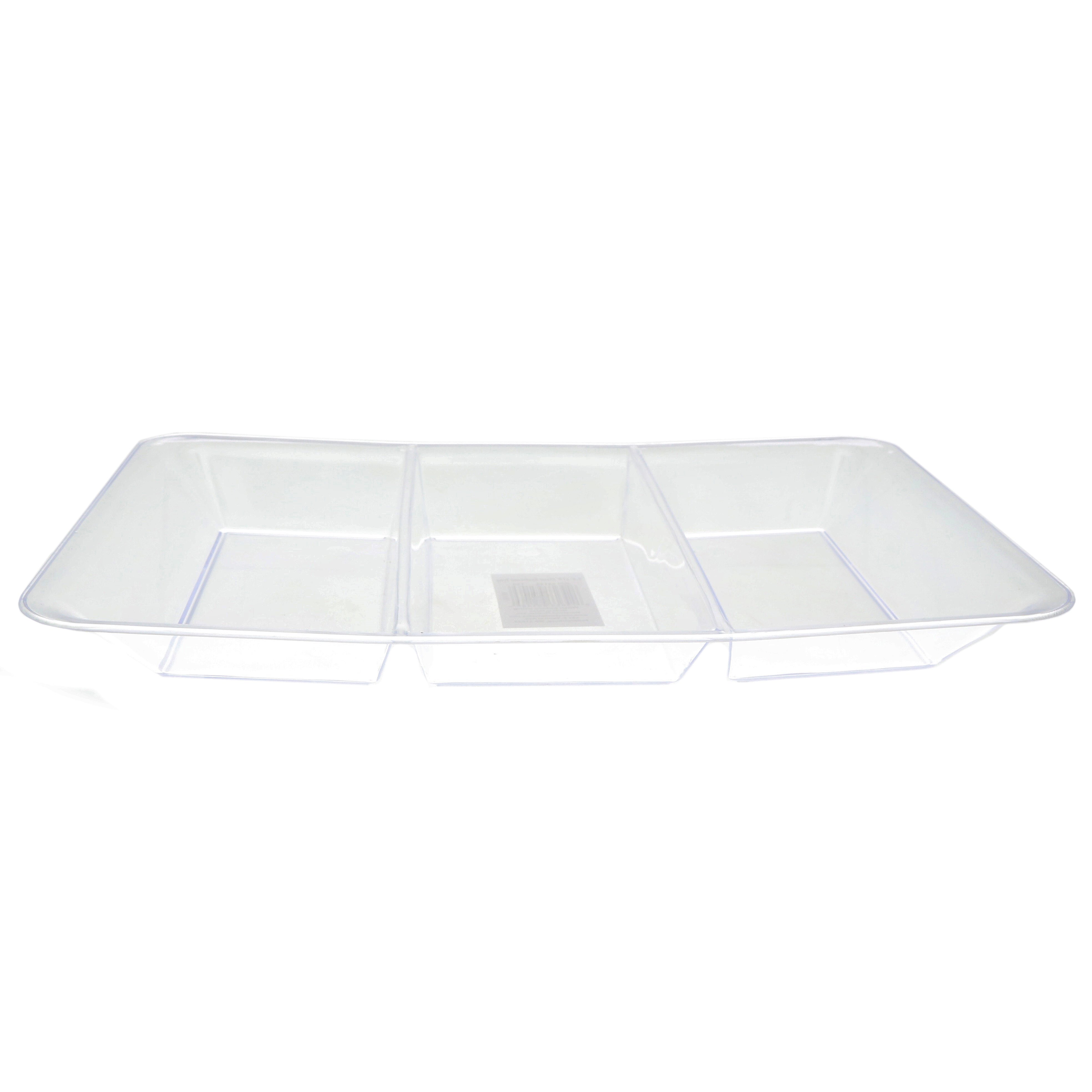 Maryland Plastics Sovereign Clear Sectional Tray 14 in