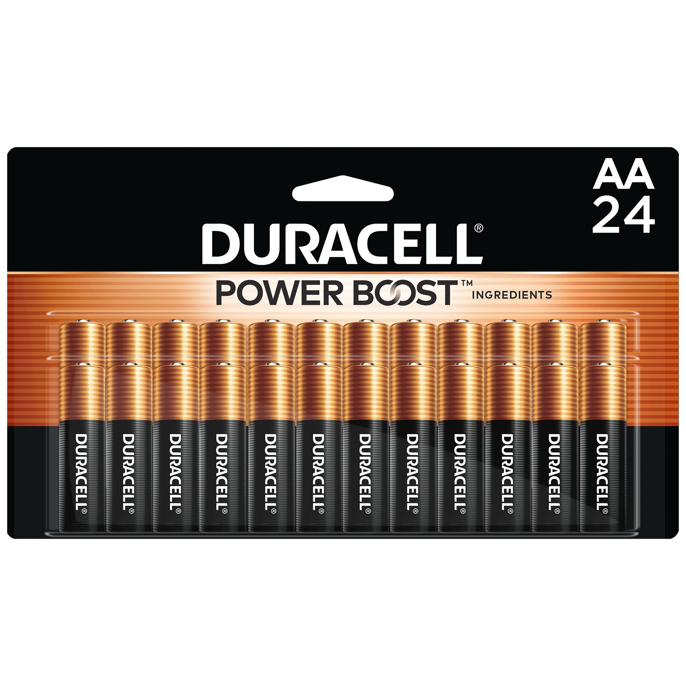 Duracell Coppertop Alkaline AA Batteries with Power Boost Shop Batteries at HEB